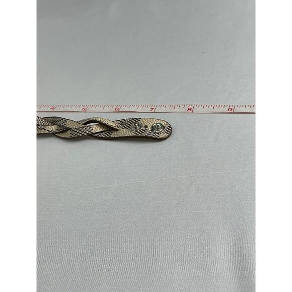 Louis Vuitton Damier Canvas Braided Bracelet Cream - Picture 6 of 8
